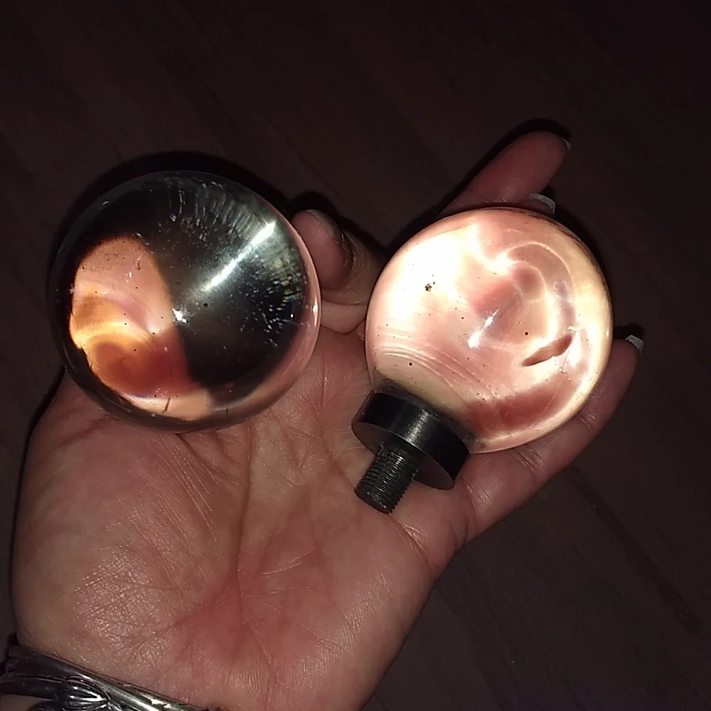 2 Restoration Hardware Glass door knobs